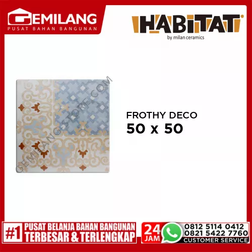 HABITAT FROTHY DECO 50 x 50