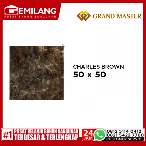 GRAND MASTER CHARLES BROWN 50 x 50