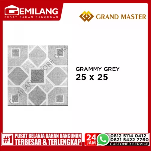 GRAND MASTER GRAMMY GREY 25 x 25