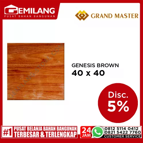 GRAND MASTER GENESIS BROWN 40 x 40