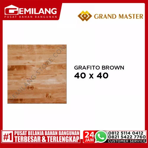 GRAND MASTER GRAFITO BROWN 40 x 40