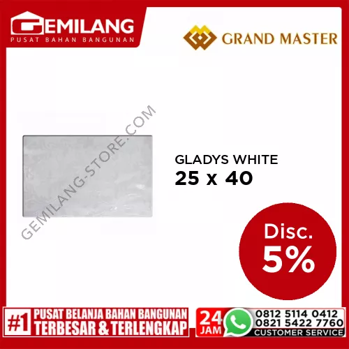 GRAND MASTER GLADYS WHITE 25 x 40