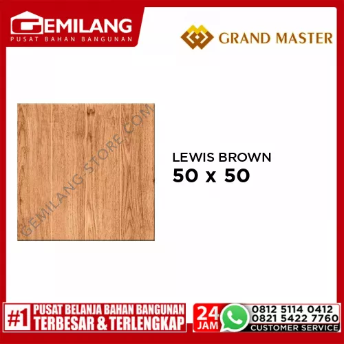 GRAND MASTER LEWIS BROWN 50 x 50