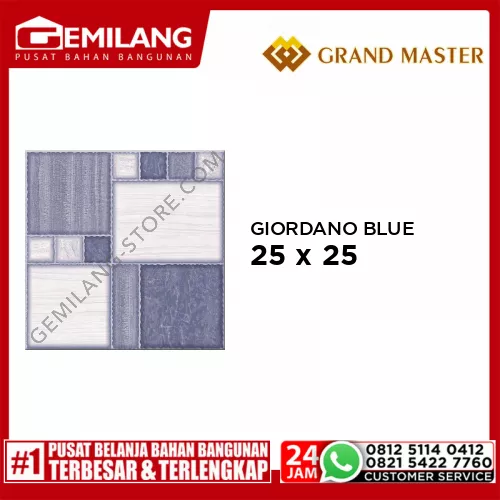 GRAND MASTER GIORDANO BLUE 25 x 25