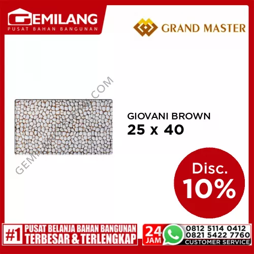 GRAND MASTER GIOVANI BROWN 25 x 40