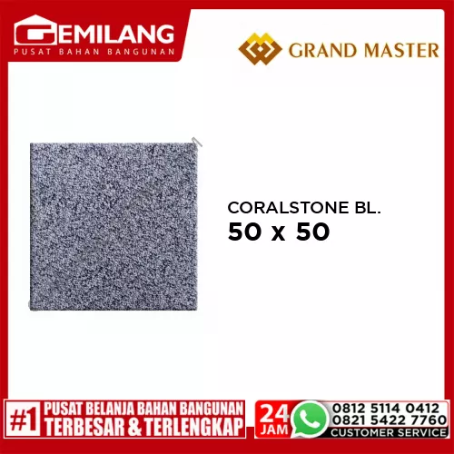 GRAND MASTER CORALSTONE BLACK 50 x 50