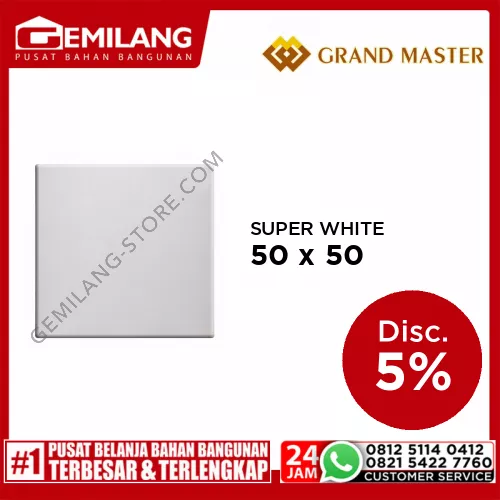 GRAND MASTER SUPER WHITE 50 x 50