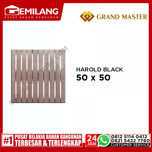 GRAND MASTER HAROLD BLACK 50 x 50