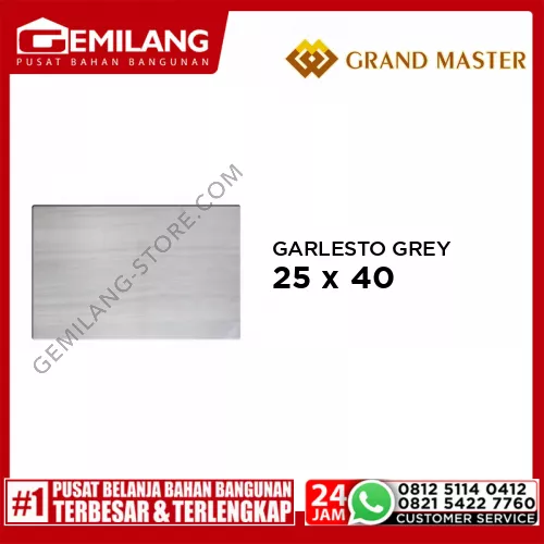 GRAND MASTER GARLESTO GREY 25 x 40
