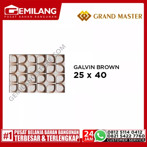GRAND MASTER GALVIN BROWN 25 x 40
