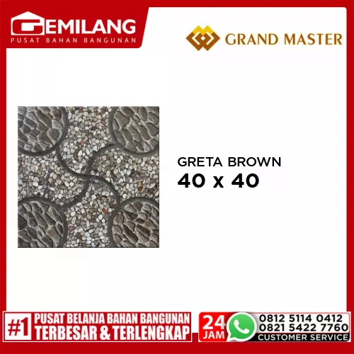GRAND MASTER GRETA BROWN 40 x 40