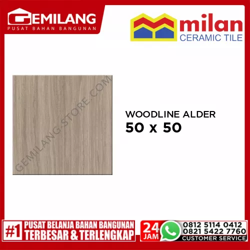 MILAN WOODLINE ALDER 50 x 50