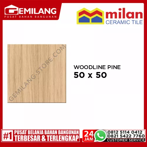 MILAN WOODLINE PINE 50 x 50