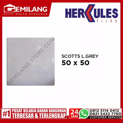 HERCULES SCOTTS L.GREY 50 x 50