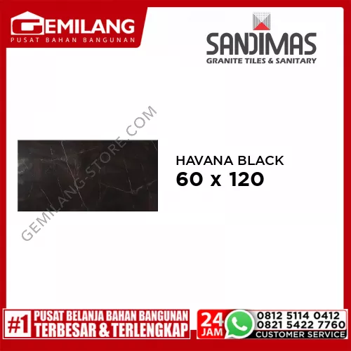 SANDIMAS GRANIT HAVANA BLACK 60 x 120