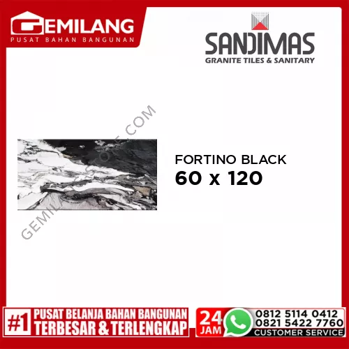 SANDIMAS GRANIT FORTINO BLACK 60 x 120