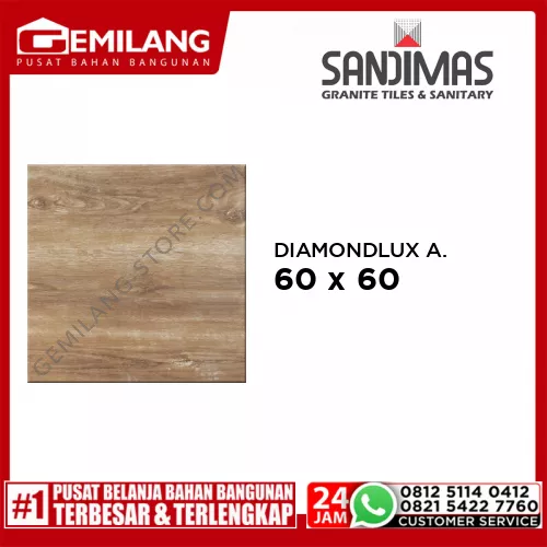 SANDIMAS GRANIT DIAMONDLUX ANTIQUE BROWN WOOD 60 x 60