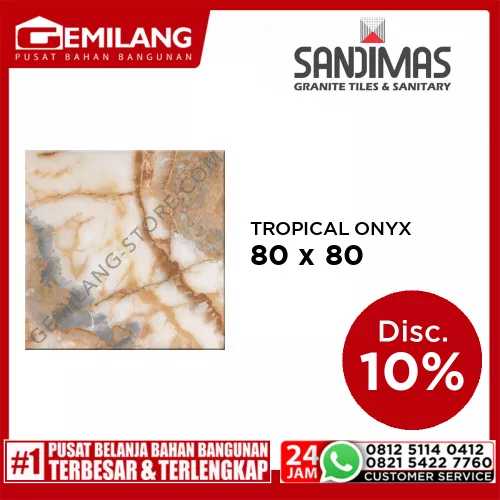SANDIMAS GRANIT TROPICAL ONYX  80 x 80