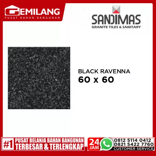SANDIMAS GRANIT BLACK RAVENNA 60 x 60