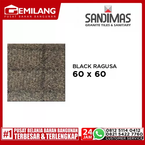 SANDIMAS GRANIT BLACK RAGUSA 60 x 60