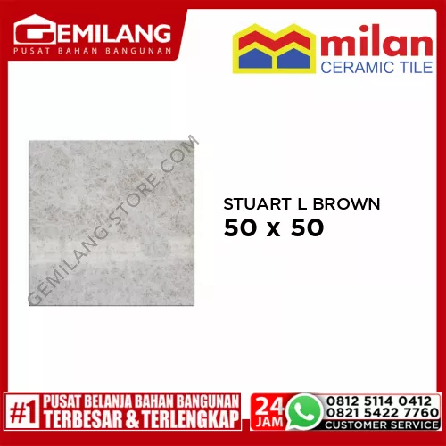 MILAN STUART L BROWN 50 x 50