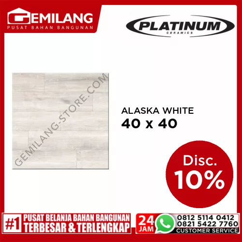 PLATINUM ALASKA WHITE 40 x 40