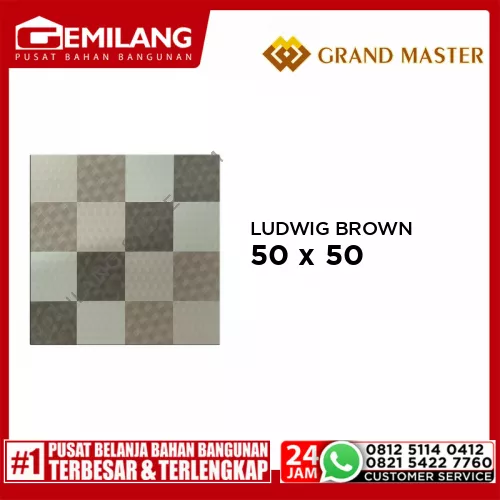 GRAND MASTER LUDWIG BROWN 50 x 50