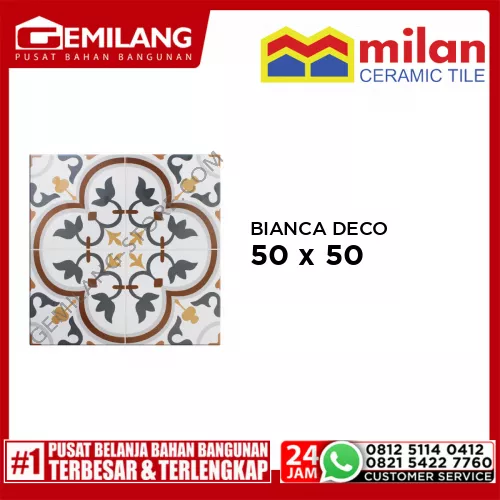 MILAN BIANCA DECO 50 x 50