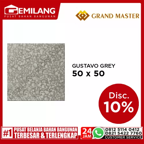 GRAND MASTER GUSTAVO GREY 50 x 50