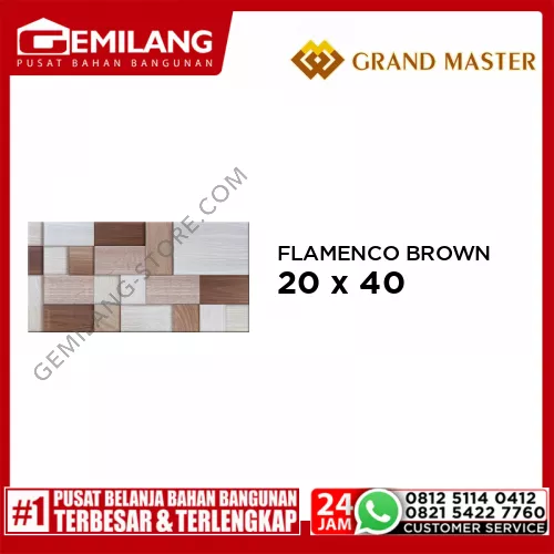GRAND MASTER FLAMENCO BROWN 20 x 40