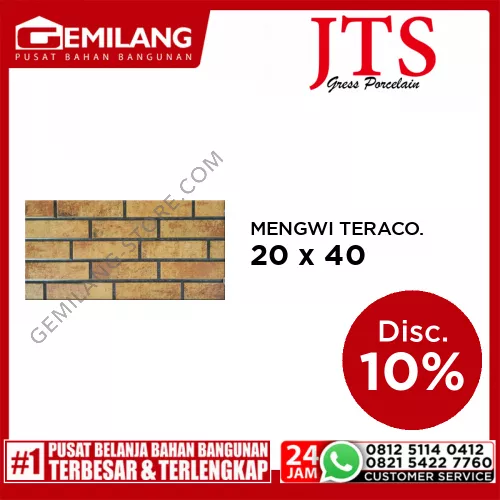 JTS MENGWI TERACOTTA 20 x 40