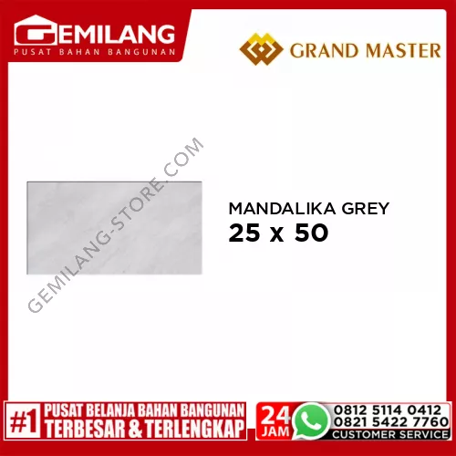 GRAND MASTER MANDALIKA GREY 25 x 50