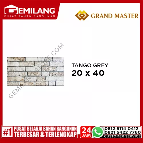 GRAND MASTER TANGO GREY 20 x 40