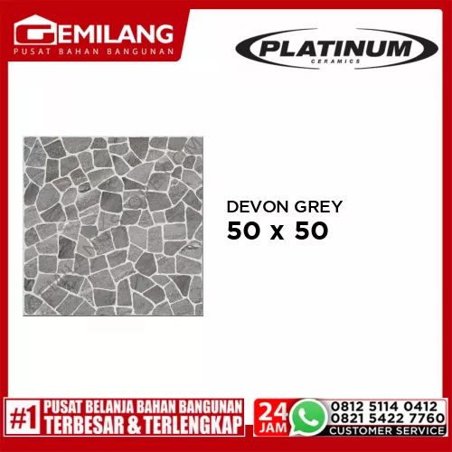 PLATINUM DEVON GREY 50 x 50