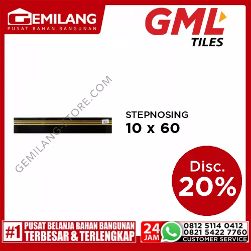 GML STEPNOSING BLACK GOLD 10 x 60