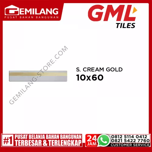 GML STEPNOSING CREAM GOLD 10 x 60