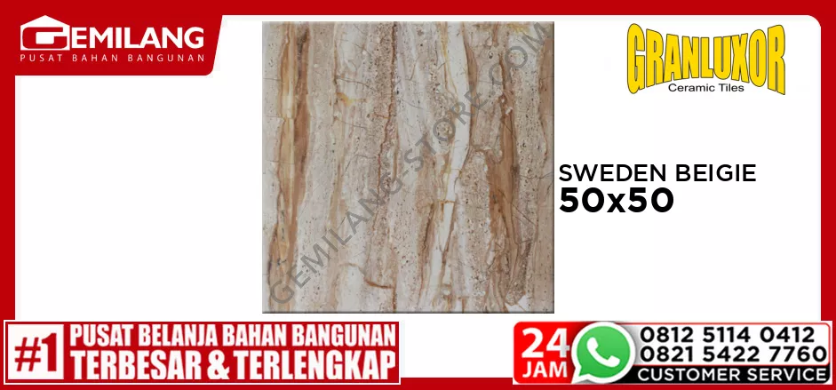 GRAND LUXOR SWEDEN BEIGIE 50 x 50