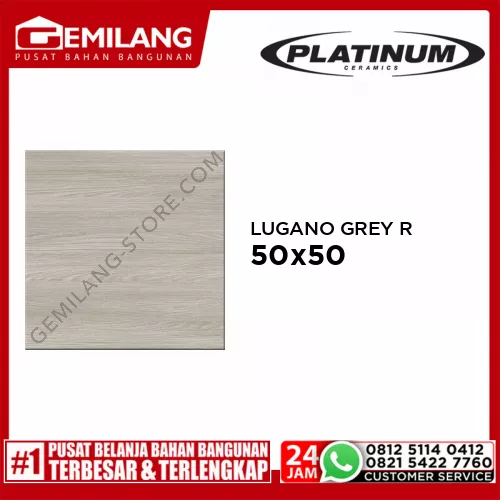 PLATINUM LUGANO GREY REC 50 x 50