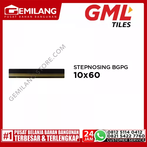 GML STEPNOSING BLACK GOLD PINGUL GOLD 10 x 60