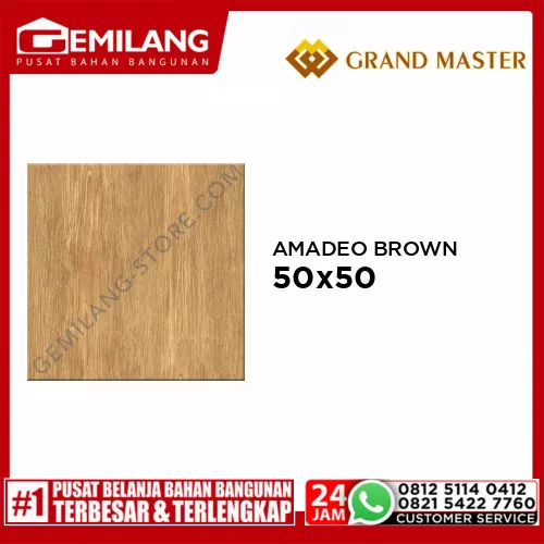 GRAND MASTER AMADEO BROWN 50 x 50