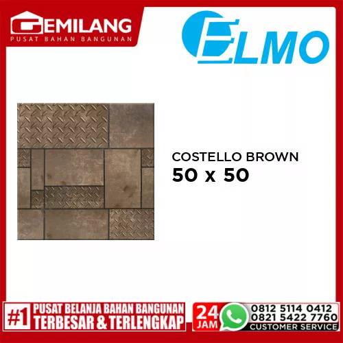 ELMO COSTELLO BROWN 50 x 50