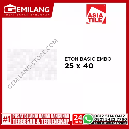 ASIA ETON BASIC EMBOSS 25 x 40