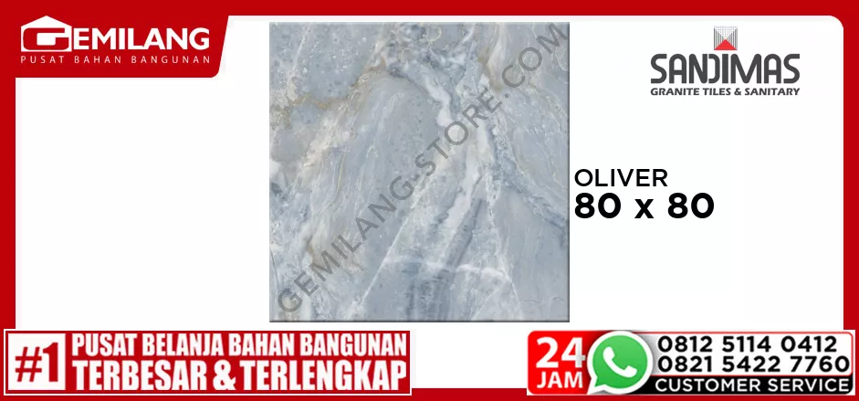 SANDIMAS GRANIT OLIVER (2.56m2) 80 x 80