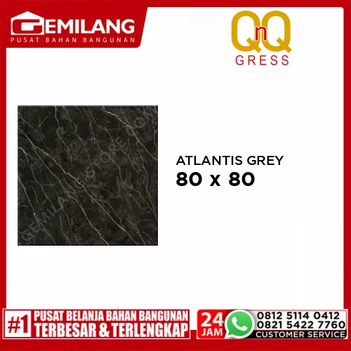 QNQ GRANIT ATLANTIS GREY 80 x 80