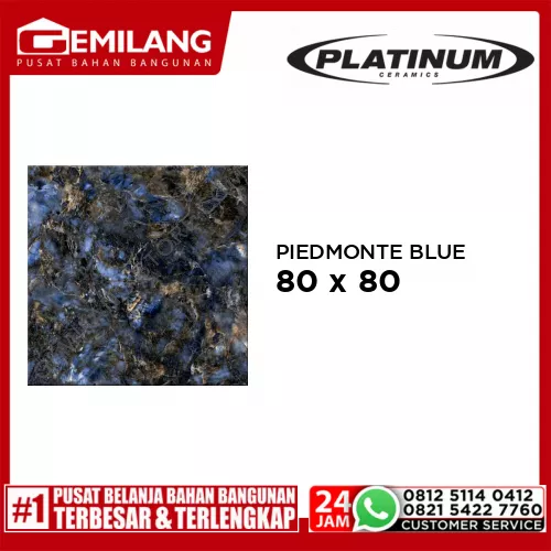 PLATINUM PIEDMONTE BLUE 80 x 80