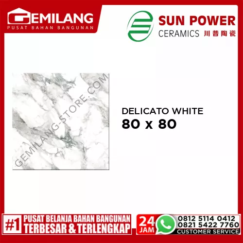 SUN POWER GRANIT DELICATO WHITE (MC881001) 80 x 80