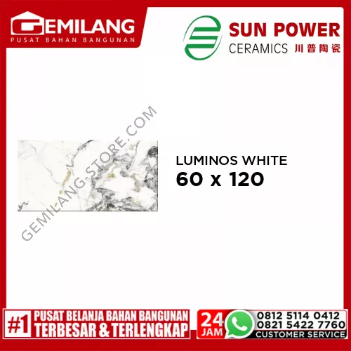 SUN POWER GRANIT LUMINOS WHITE GS 126303 BM (A) 60 x 120