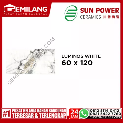 SUN POWER GRANIT LUMINOS WHITE GS 126303 BM (B) 60 x 120