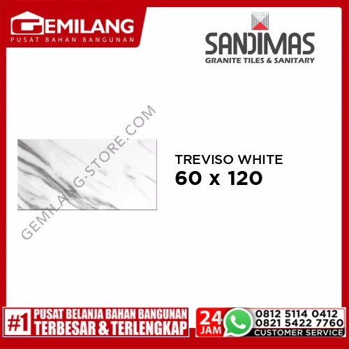 SANDIMAS GRANIT TREVISO WHITE 60 x 120
