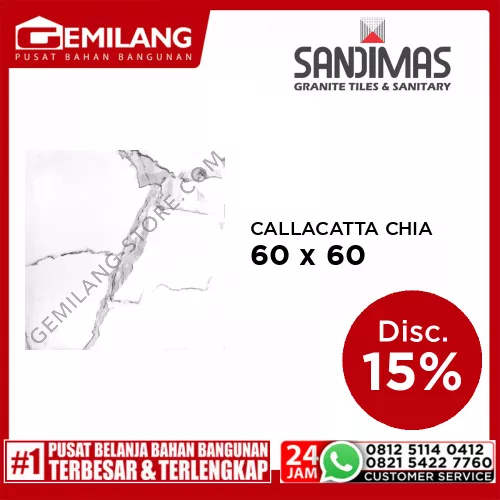 SANDIMAS GRANIT CALLACATTA CHIARO 60 x 60